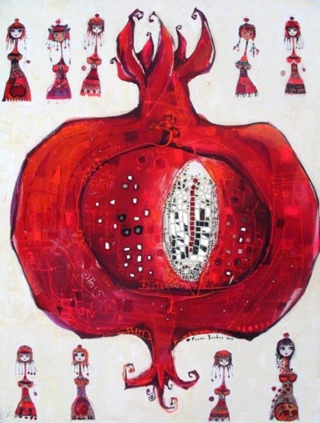 Гранат в искусстве