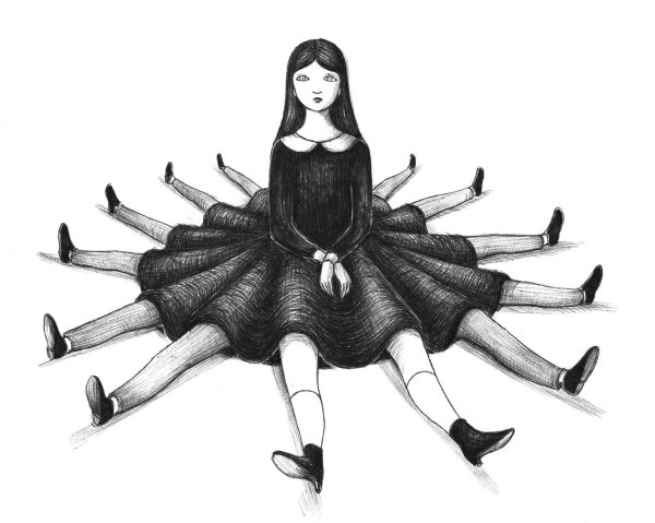 Странный стиль иллюстрации