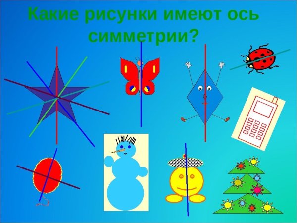 Центральная симметрия пятиконечной звезды