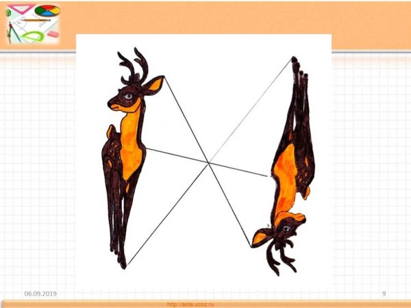Симметричные фигуры животных