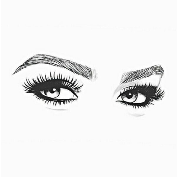 Ресницы силуэт