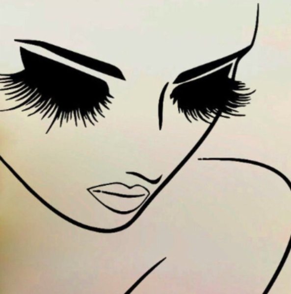 Ресницы мультяшные