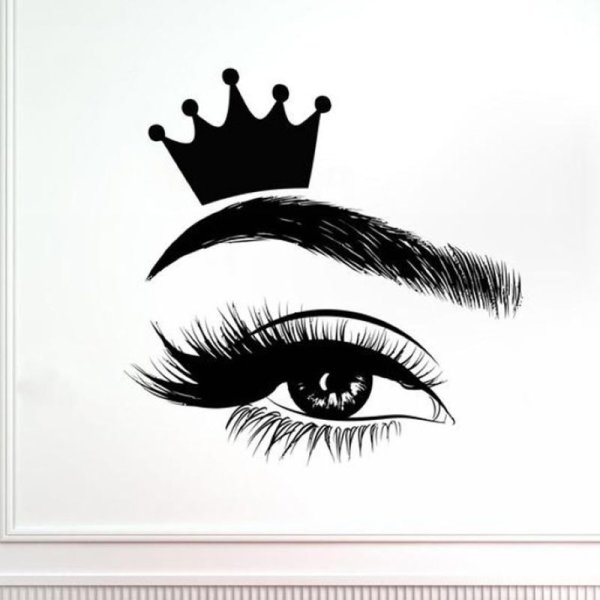 Ресницы с короной