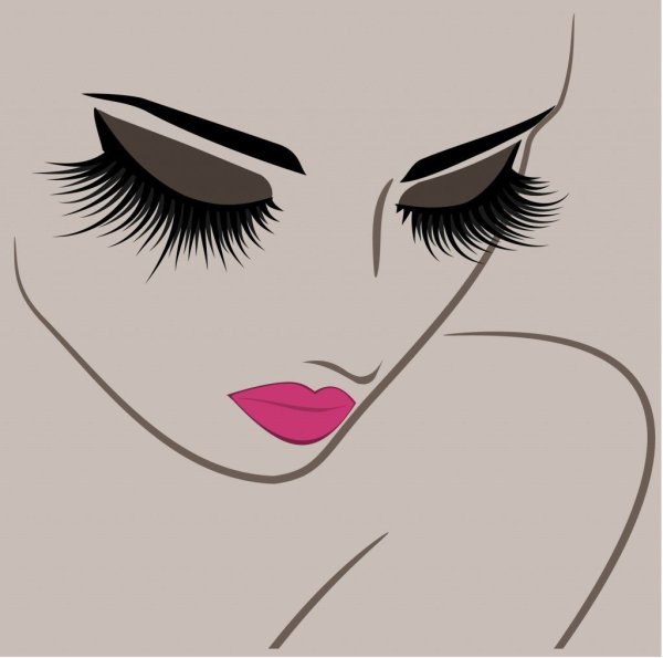 Реснички мультяшные