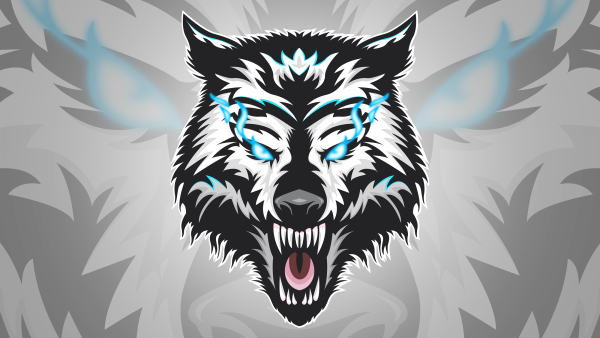 Изображение волка для эмблемы