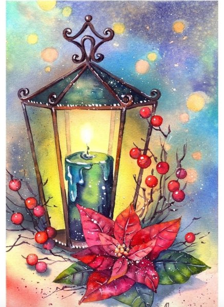 Старинный фонарь