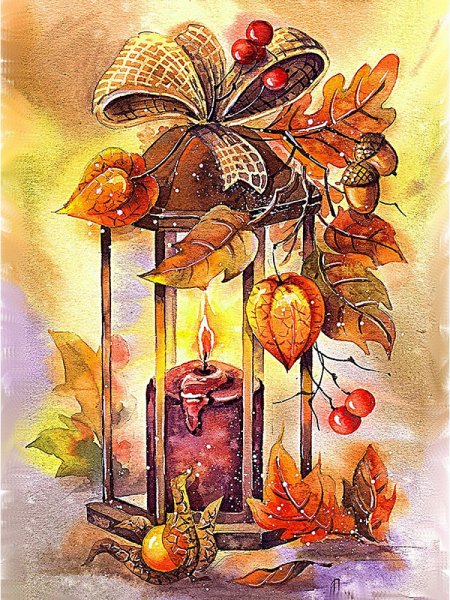 Фонари на улицах города