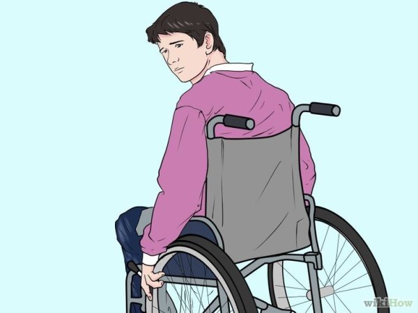 Парень в инвалидной коляске арт