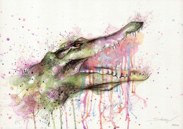 Крокодил арты