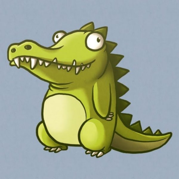 Милый Крокодильчик арт