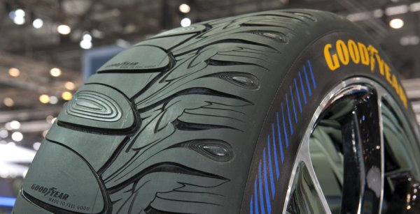 Отпечаток протектора колеса