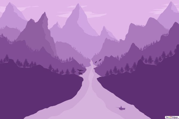 Минималистичный пейзаж