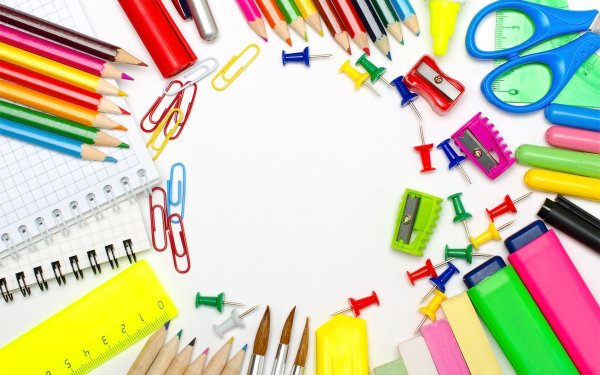 Канцтовары фон