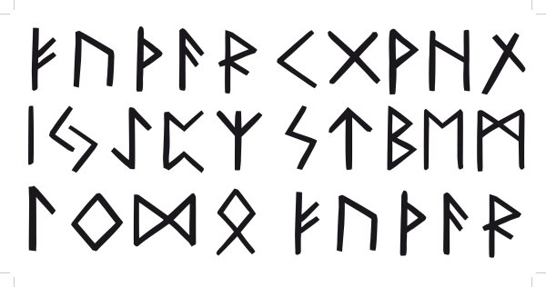 Трафарет руны