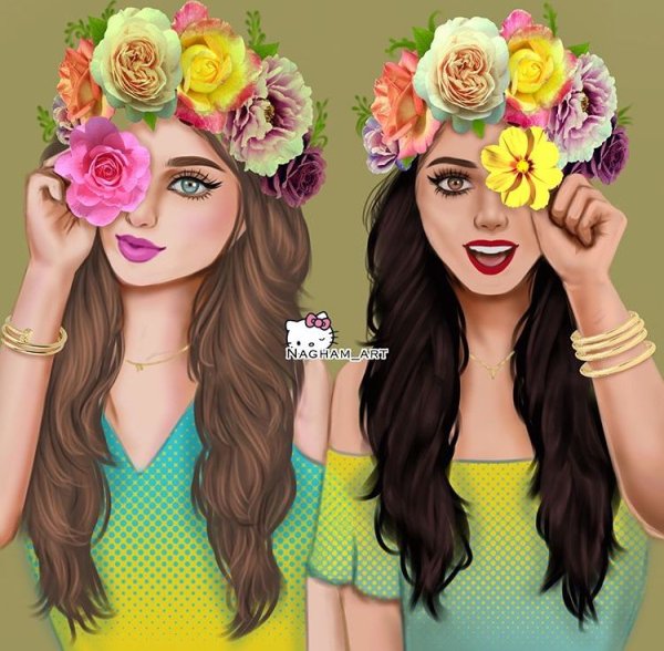 Яркая красивая ава на ватсап для девочек