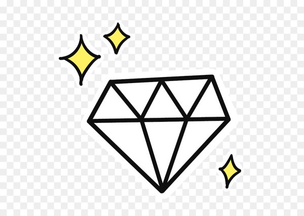Бриллиант мультяшный