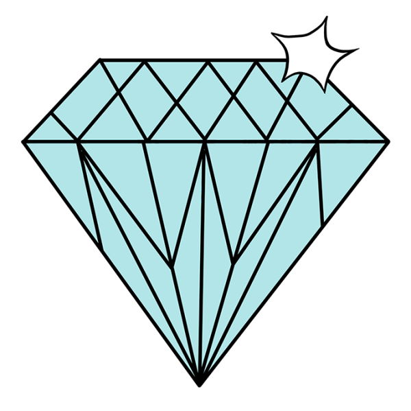 Рисование бриллианта