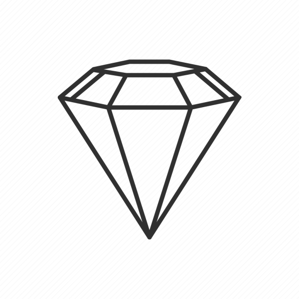 Бриллиант раскраска маленькие