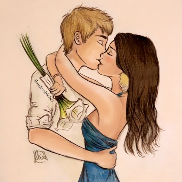 Рисунки пар аниме легко и красиво