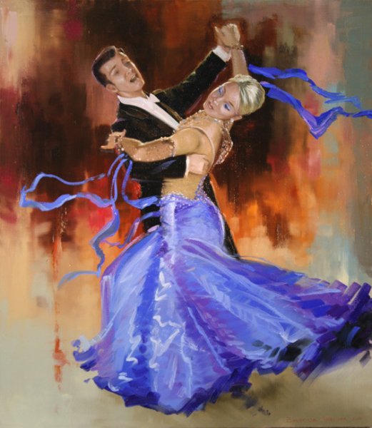 Бальные танцы картина