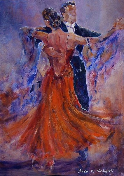 Бальные танцы живопись