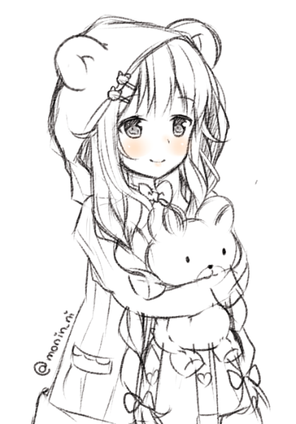 Рисунки аниме девушек