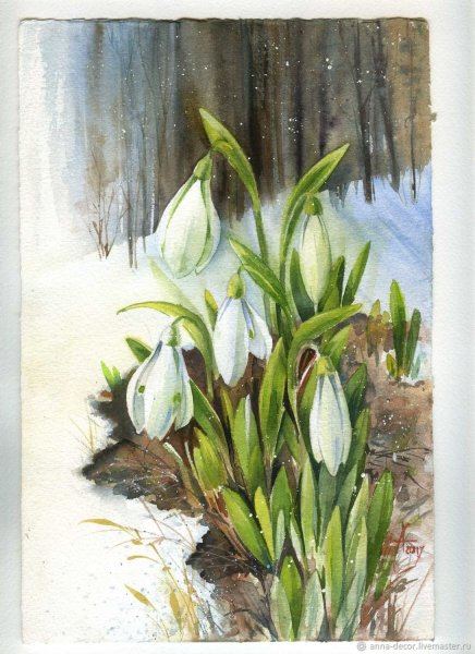 Левитан подснежники