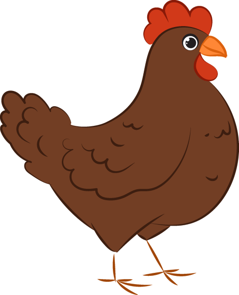 Курица клипарт для детей