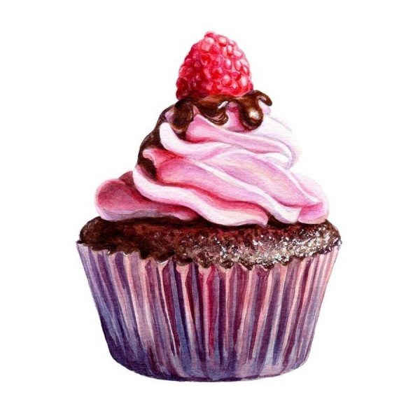 Десерт акварель