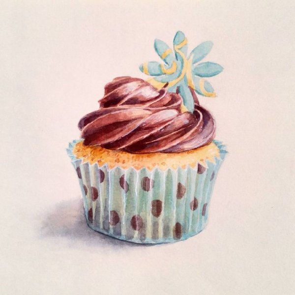 Вкусности акварелью