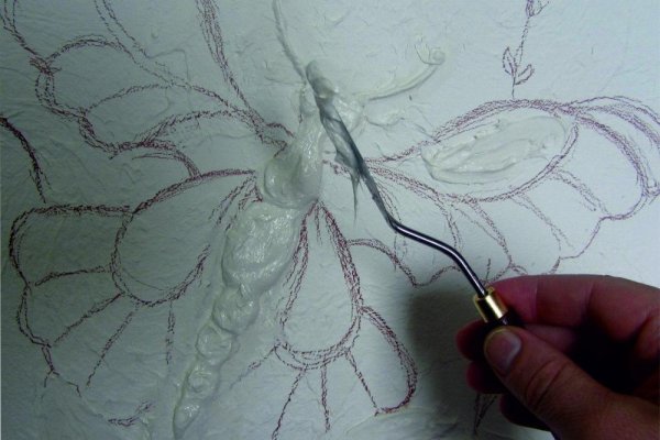 Бабочки из шпаклевки