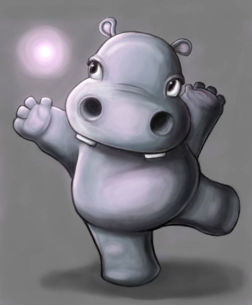 Влюбленный Бегемотик