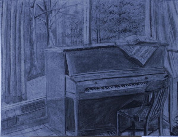 Нарисовать пианино