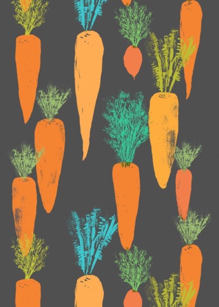 Стилизованная морковка