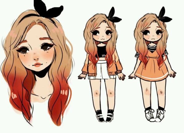 Красивые стили рисования персонажей