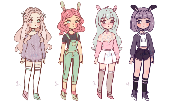 Адопты ОС аниме