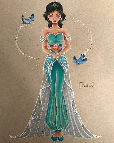 Принцесса Жасмин в полный рост