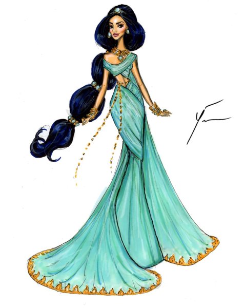 Жасмин принцесса Дисней рисунок