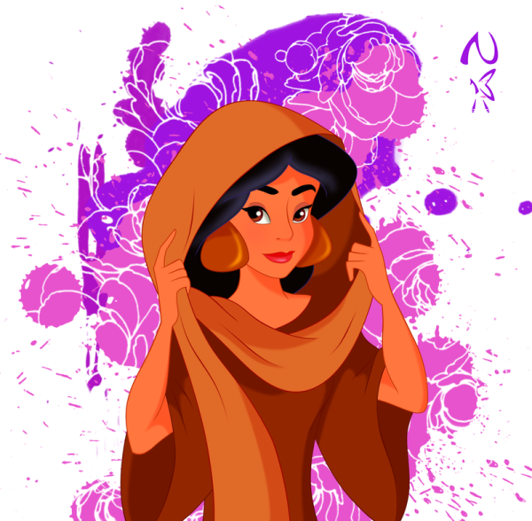 Жасмин и алладин арт