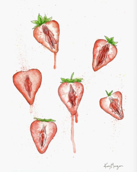 Разноцветное влагалище