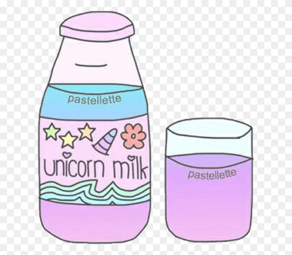 Бутылочки с молоком для срисовки