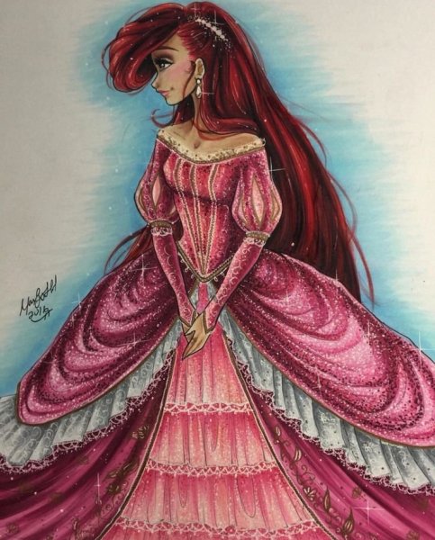 Принцесса для рисования