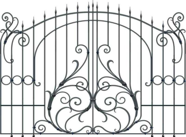 Кованые заборы эскизы