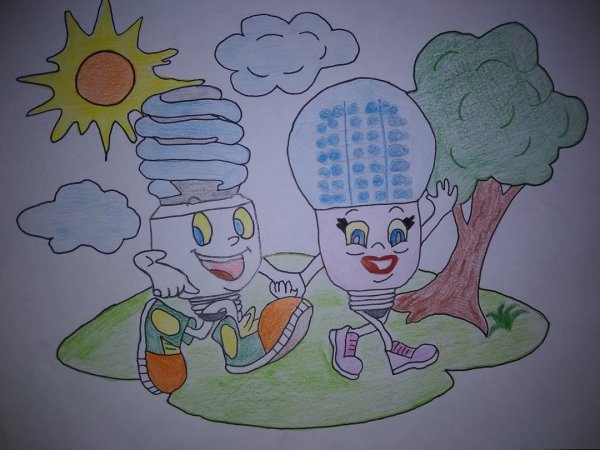 Энергомарафон рисунки детей