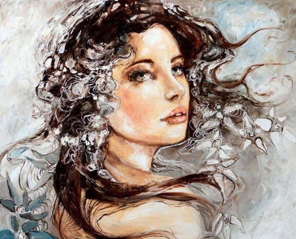 Польская художница Elzbieta Brozek