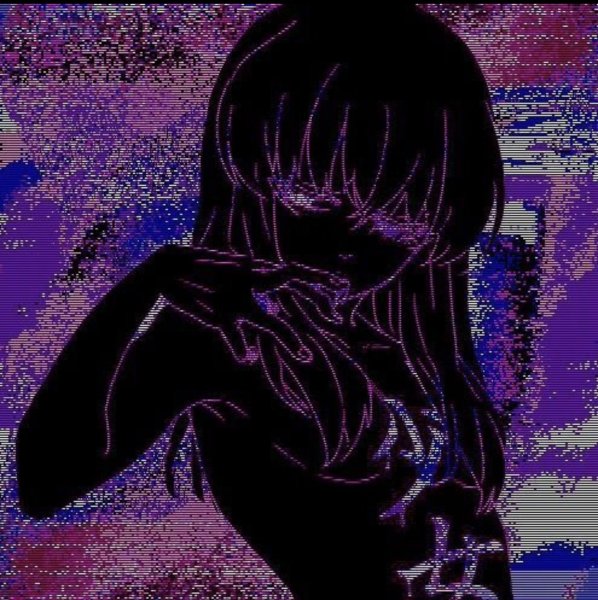 Аниме глитч депрессия