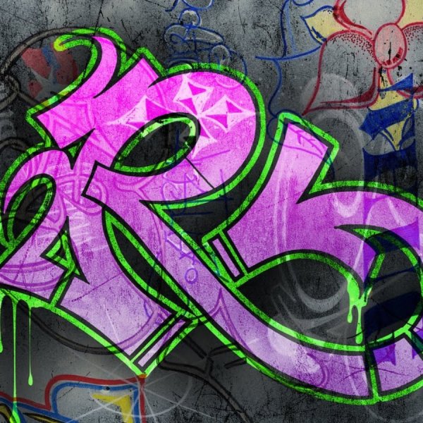 Буква ж граффити