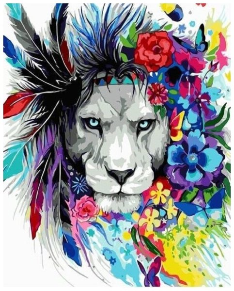 Разноцветная кошка