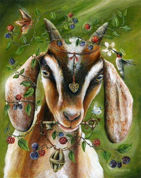 Коза в живописи