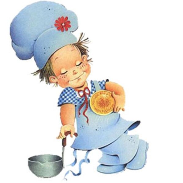 Мальчик и девочка поварята